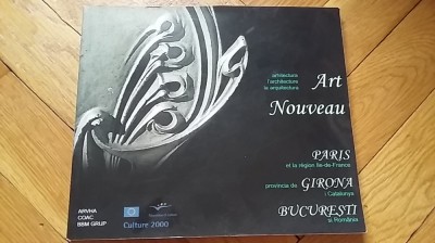 Arhitectura Art Nouveau (Paris / Catalonia / Bucuresti si Romania) (Carte + CD) Jugendstil Secession Liberty stil artistic Arta 1900 modernism 75 ill. foto