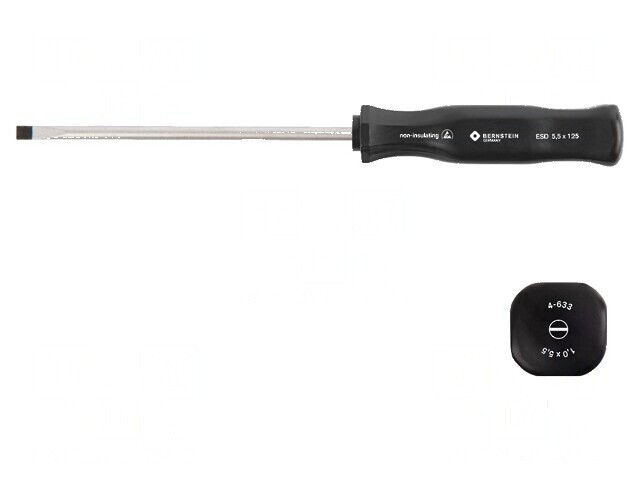 Şurubelniţă plată ESD 5,5x1,0mm cu lamă lungă de 125mm