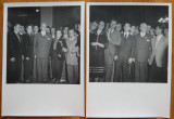 2 fotografii originale din anii 50 , Petru Groza si nomenclatura comunista