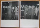 2 fotografii originale din anii 50, Petru Groza si nomenclatura comunista