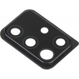 Geam Camera Spate Samsung Galaxy A51 A515, cu Rama, Negru