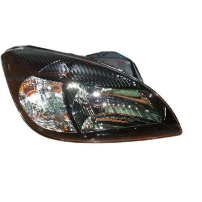 Far Kia Rio (De), 01.2005-09.2011, Electric, tip bec H4, omologare ECE, cu motoras, negru, 921021G630, Dreapta, marca TYC foto