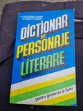 Constanta Barboi - Dictionar de Personaje Literare