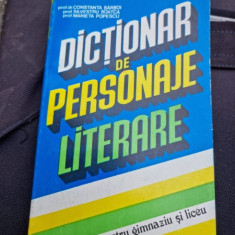 Constanta Barboi - Dictionar de Personaje Literare