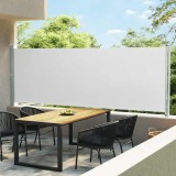 Cumpara ieftin Copertină laterală retractabilă de terasă, crem, 600 x 160 cm