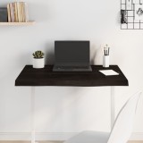 Cumpara ieftin Blat de masă maro 80x60x(2-4) cm, lemn masiv stejar tratat