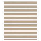 vidaXL Jaluzea tip zebra 135x150 cm lățime țesătură 130,9 cm poliester
