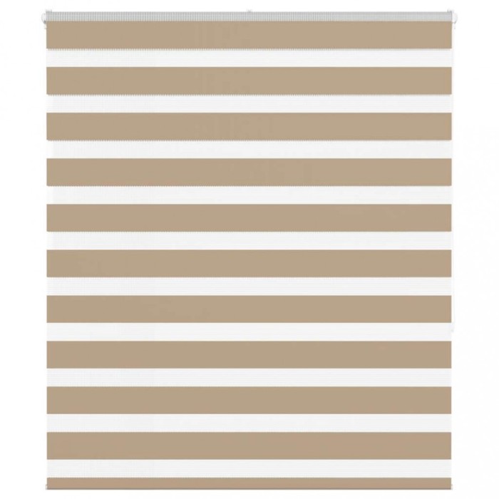 Jaluzea tip zebra 135x150 cm lățime țesătură 130,9 cm poliester