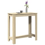 vidaXL Masă de bar, stejar Sonoma, 102x50x103,5 cm, lemn prelucrat 854411