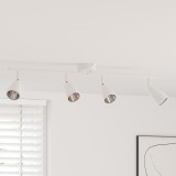 vidaXL Spot de Plafon cu 4 căi reglabil alb GU10