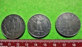 ITALIA 1939 LOT 3 MONEDE - 2X1 LIRA &amp; 1X2 LIRE- VITTORIO EMANUELE III - (273)