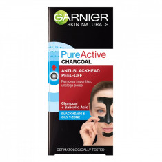 Masca pentru fata Peel Off Pure Active Charcoal, 50ml, Garnier