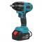 Masina de insurubat cu impact, 6500rpm, 1000N.M, 2 baterii, 3 viteze, albastru