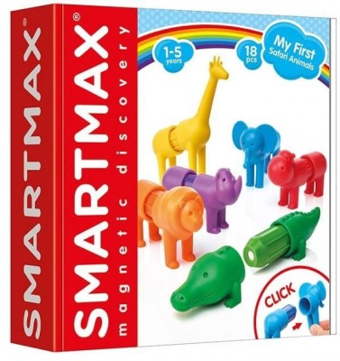 Set de constructie - Set SMARTMAX My First - Safari animals foto