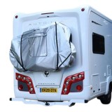 Husa motocicleta OXFORD Aquatex Touring Deluxe culoare argintiu - 3-4 biciclete cu sistem fixare