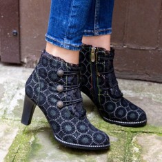Botine dama Laura Vita elegante piele naturala 316-130C