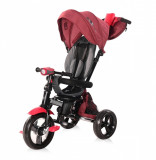 Cumpara ieftin Tricicleta multifunctionala, 4 in 1, cu scaun rotativ, Lorelli Enduro, Red Black Luxe