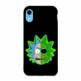 Husa compatibila cu Apple iPhone XR Silicon Gel Tpu Model Rick And Morty Alien