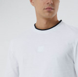 Bluza cu maneca lunga, alb, Calvin Klein