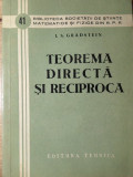 TEORIA DIRECTA SI RECIPROCA-I.S. GRADSTEIN