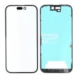 Geam cu Rama + OCA iPhone 16 BLACK, Negru, Piese Telefon, Display