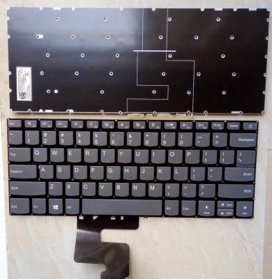 Tastatura laptop noua Lenovo Ideapad 320-14ISK 320-14IKB Gray (Without frame ,WIN8) US foto