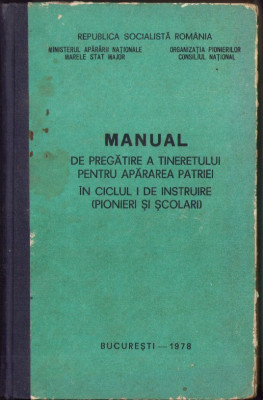 HST C3726 Manual de pregătire a tineretului pentru apărarea patriei foto