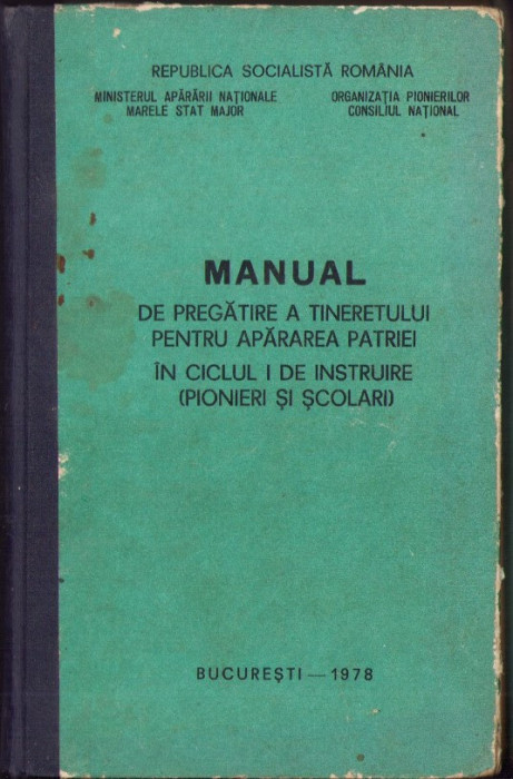 HST C3726 Manual de pregătire a tineretului pentru apărarea patriei