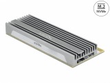 PCI Express la 1 x NVMe M.2 Key M cu iluminare LED, Delock 90566
