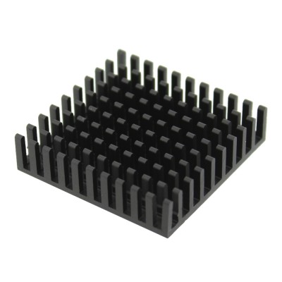Radiator extrudat, aluminiu, 40x40mm, neagra, FISCHER ELEKTRONIK, T136882 foto