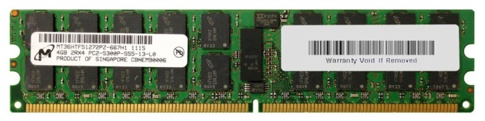 Memorii RAM Server ECC REGISTERED Micron 4GB DDR2 PC5300 Memory MT36HTF51272PZ-667H1