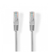 Cablu UTP Nedis Cat5e mufat 0.5m patch cord gri foto