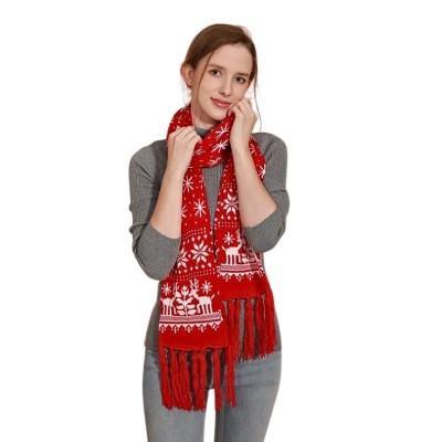 Fular tricotat Snowflake foto