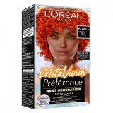 Vopsea de par semi-permanenta Preference MetaVivids 6.403 Meta Coral, 154ml, L&#039;Oreal Paris