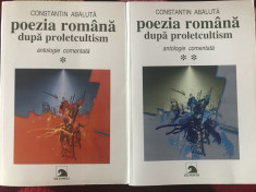 Constantin Abaluta-Poezia romana dupa proletcultism (antologie comentata) Vol1+2 foto