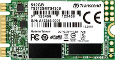 SSD Laptop Transcend 430S 512GB M.2 2242 foto