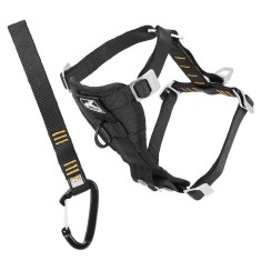 Ham de siguran?a Kurgo Tru-Fit Smart Harness, negru M foto