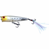 Vobler Mustad Burpy Popper, Pearl S, 6.5cm, 6.3g