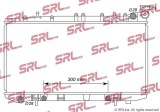 Radiator Nissan Sunny 91-95, motor: 1.4, 1.6, tip Calsonic; diam int/ext - 28/28; 4WD, 647x320x16, SRLine, Aluminiu/ Plastic brazat, 2146066Y00