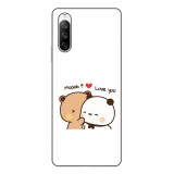 Husa compatibila cu Sony Xperia 10 III Silicon Gel Tpu Model Bubu Dudu Muaah Love You