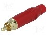 Conector RCA, tata, AMPHENOL - ACPR-RED