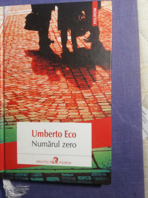 Umberto eco numărul zero foto