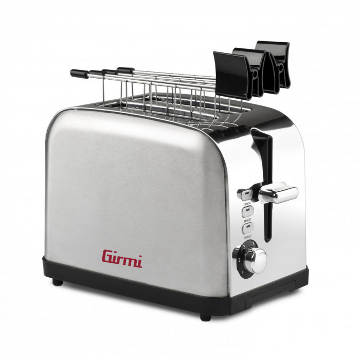 Prajitor de paine Toaster Girmi TP56, 770-920W, 6 niveluri, metalic
