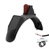 Cumpara ieftin Aparator noriu spate pentru trotineta electrica Xiaomi 4 Lite (Gen 2) neagru