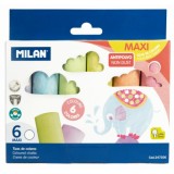 Creta pentru asfalt, set 6 bucati diamentru 22.5 mm