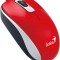 Mouse Genius cu fir, optic, DX110, 1200dpi, rosu, plug and