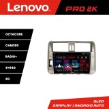 Navigatie Toyota Prado 2010-2013 Lenovo Kit-347 8 core QLED 2K 4+64 360 Android Waze USB Navigatie Internet Youtube Radio