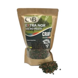 Pelete C&amp;B Extra Nor Micro 4 mm 1kg