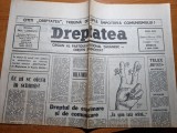 ziarul dreptatea 1 iunie 1991-cataclismul berevoiesti,comuna pantelimon