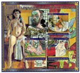 MADAGASCAR 2021 - Picturi, Mari maestri, Matisse / colita + bloc (2 img)